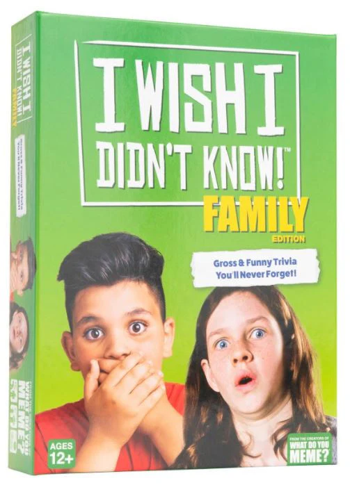 I Wish I Didn't Know! Family Edition - Card Game - Image 2