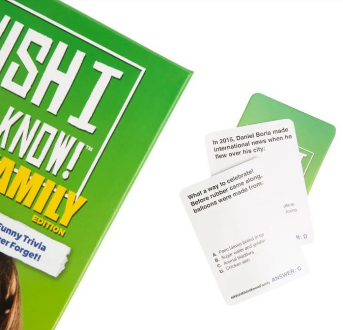 I Wish I Didn't Know! Family Edition - Card Game - Image 4