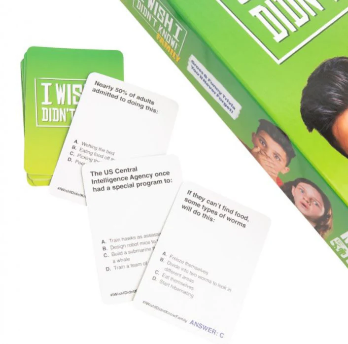 I Wish I Didn't Know! Family Edition - Card Game - Image 6