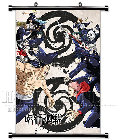 Jujutsu Kaisen 04 Seniors vs Juniors Wall Scroll
