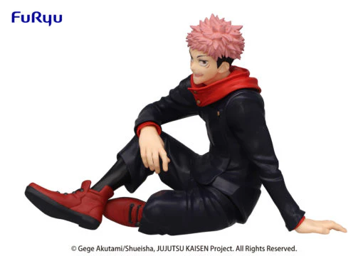 Jujutsu Kaisen - Yuji Itadori Noodle Stopper - Sitting on the Floor FuRyu Figurine - Image 3
