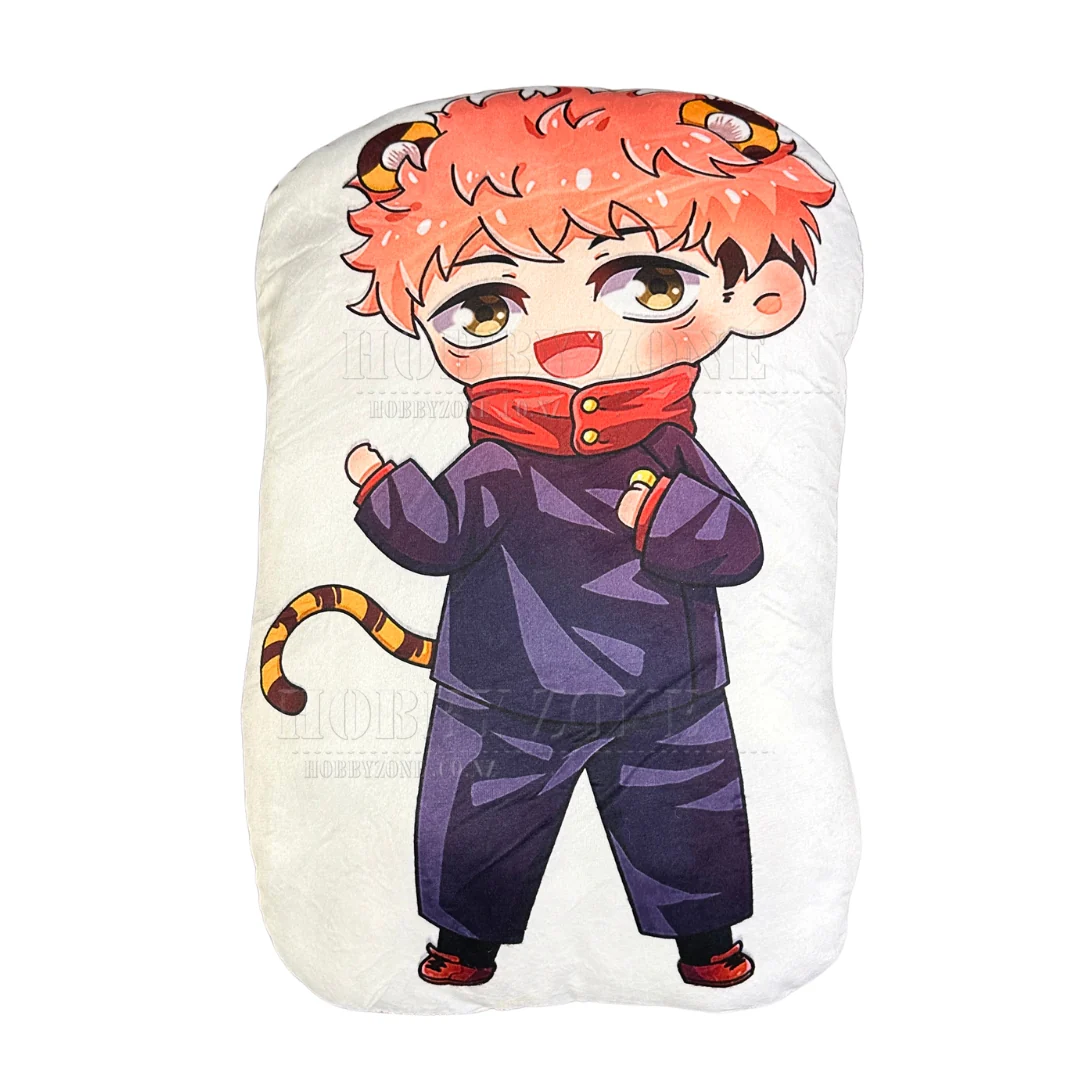 Jujutsu Kaisen – Yuji Itadori & Sukuna Tiger Outfit Plush - Large Velvet Cushion - Image 2