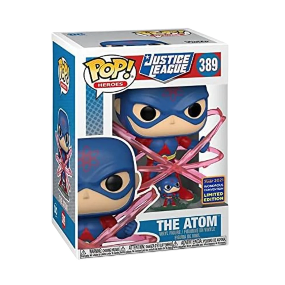 Justice League – The Atom Shrinking with Red Molecular Energy Pop! Vinyl Figure