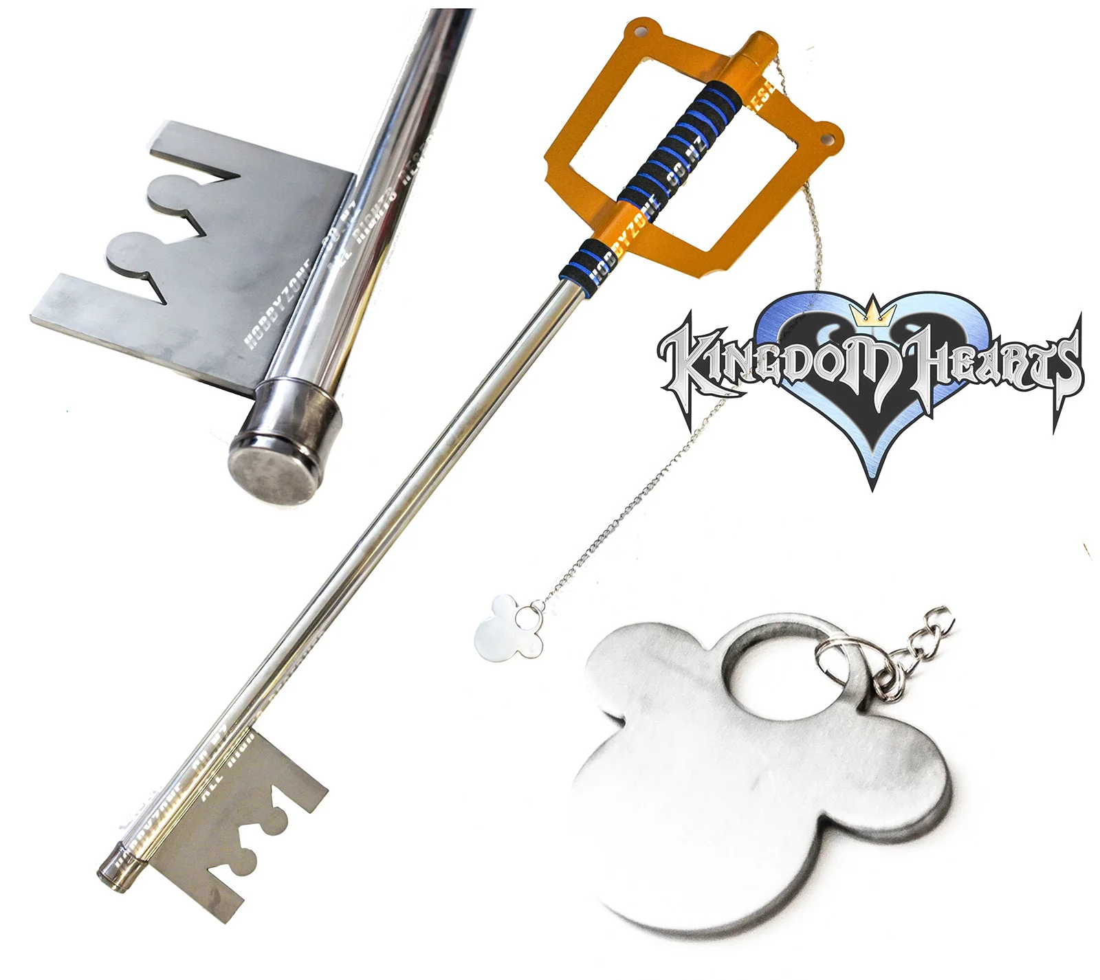 Kingdom Heart Sora Metal Keyblade Cosplay