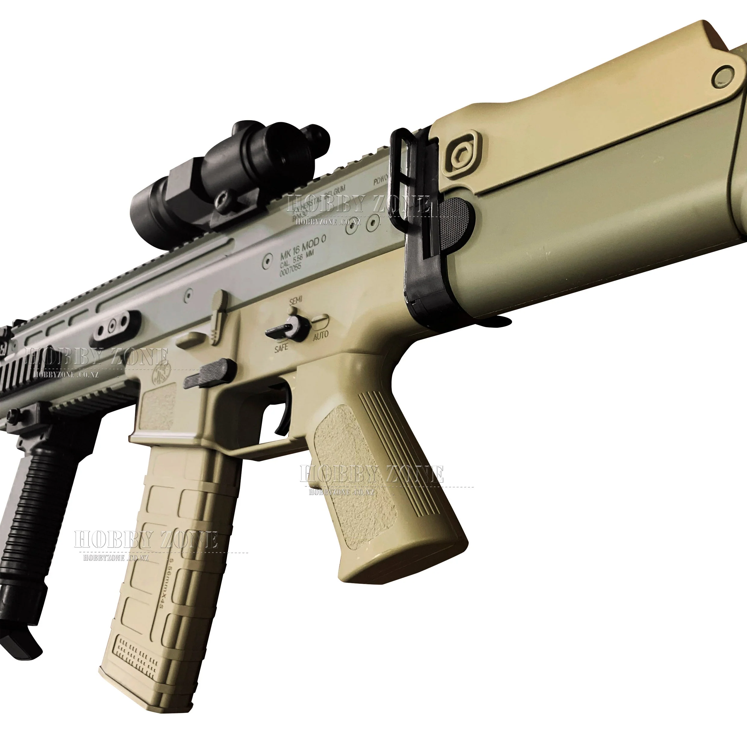 "Lemon-Herb Couscous" JM SCAR V2 Gel Ball Blaster [ID Check R18 + Requires Any One Membership: Airsoft, Paintball, or NZDA] - Image 3