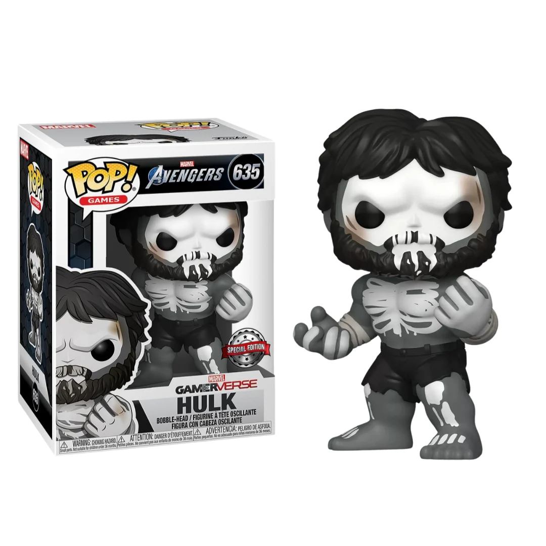 Marvel Gamerverse – Hulk in Skeleton Body Paint with Beard Pop! Vinyl Figure