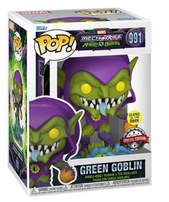 Marvel Mech Strike: Monster Hunters - Green Goblin (Glow in the Dark) Pop! Vinyl Figure