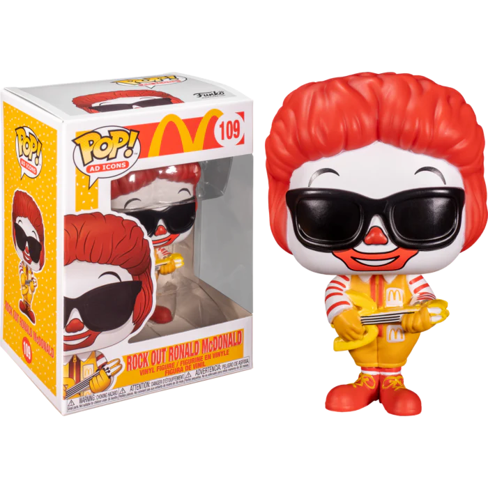 McDonald's - Rock Out Ronald McDonald Pop! Vinyl Figure