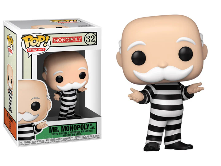 Monopoly - Mr Monopoly in Jail Pop! Vinyl Figure