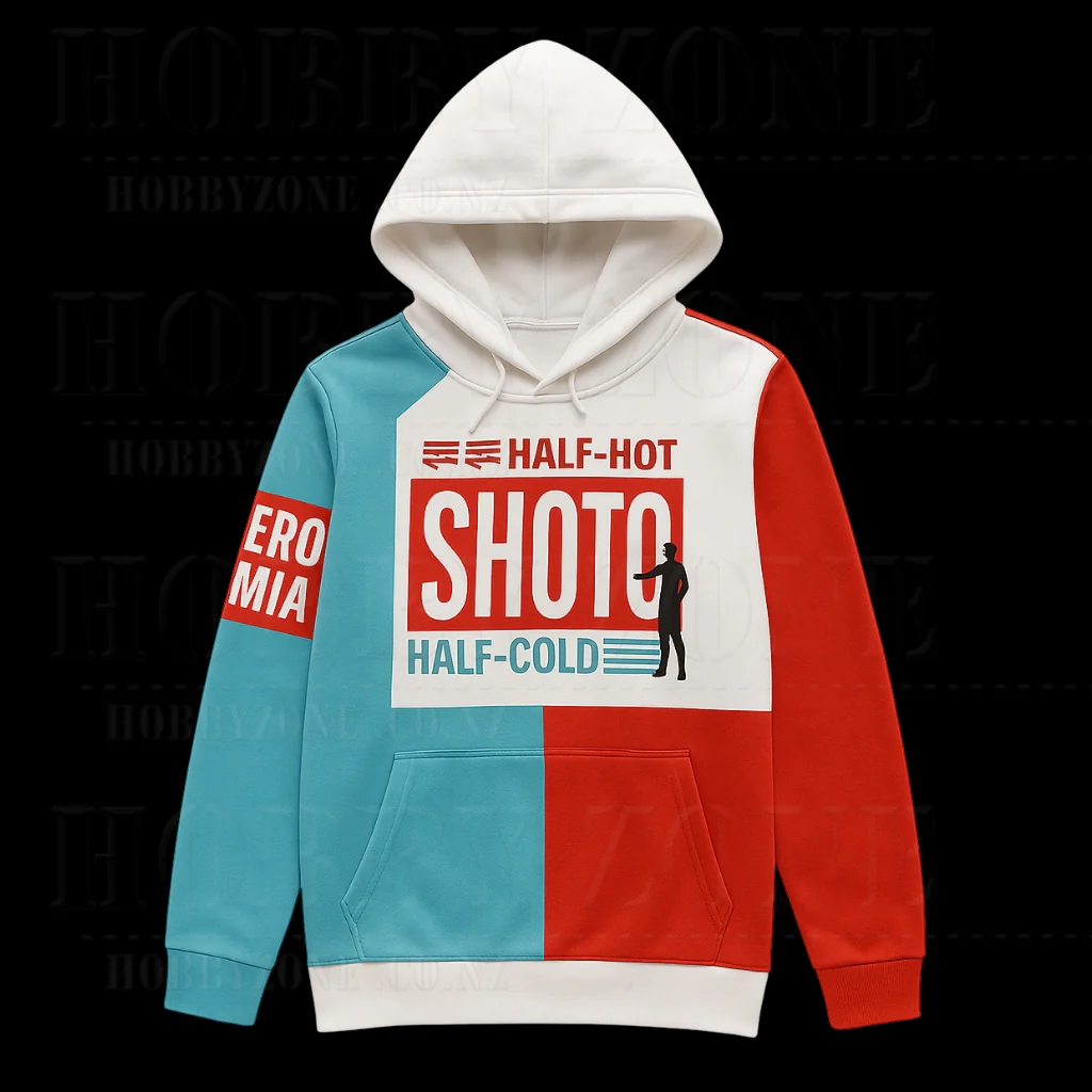 My Hero Academia - Shoto Todoroki Half Hot Half Cold - Fleece Hoodie - Image 3