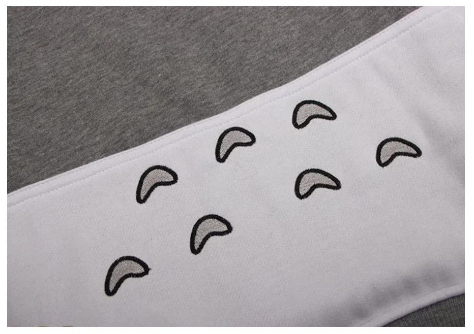 My Neighbor - Totoro Embroided Fleece Hoodie - Image 6