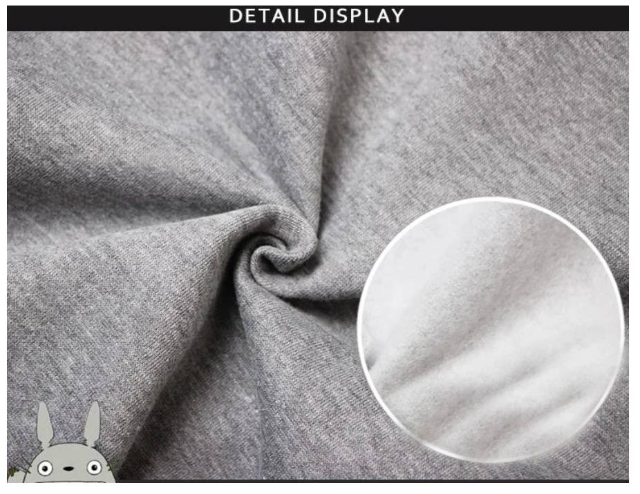 My Neighbor - Totoro Embroided Fleece Hoodie - Image 7