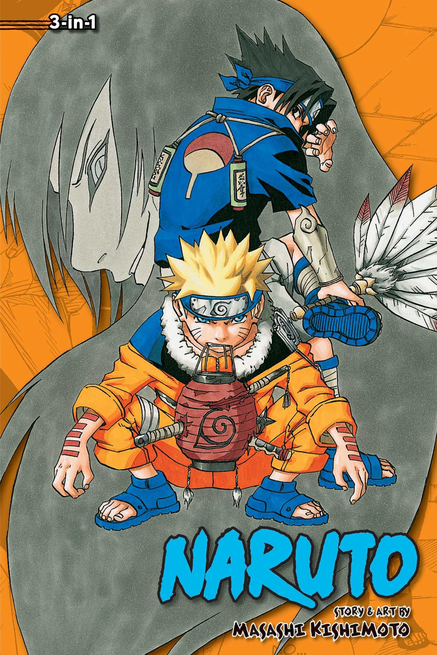 Naruto Manga Collection - Three in One Book - Volumes 7 to 9