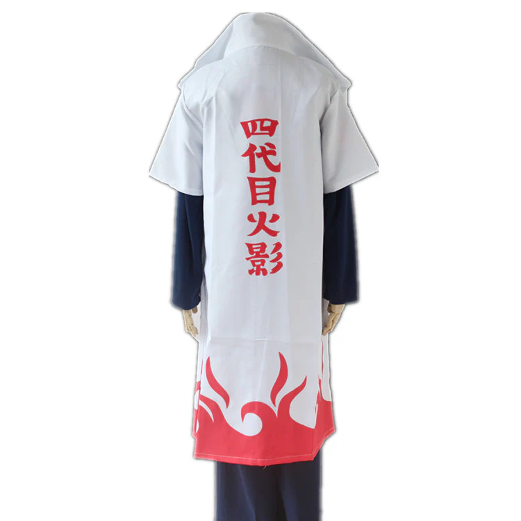 Naruto Minato Yondaime 4th Hokage Cosplay Cloak - Image 4