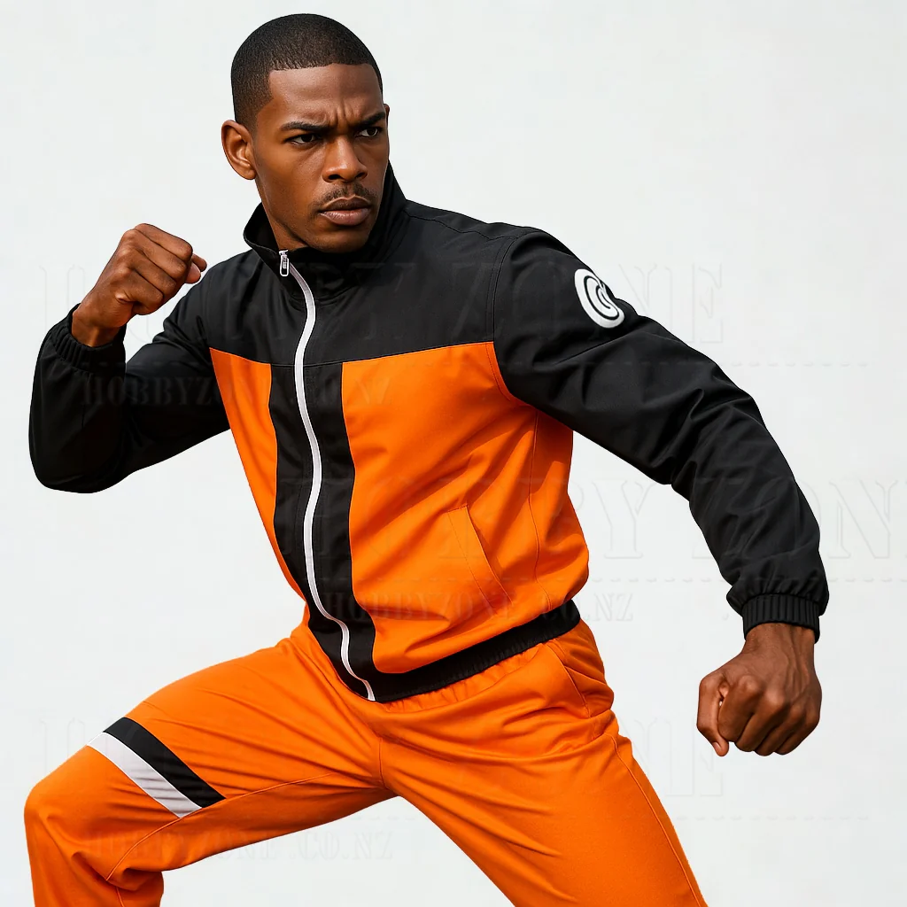 Naruto Uzumaki Cosplay Tracksuit Jacket and Pants - Image 3