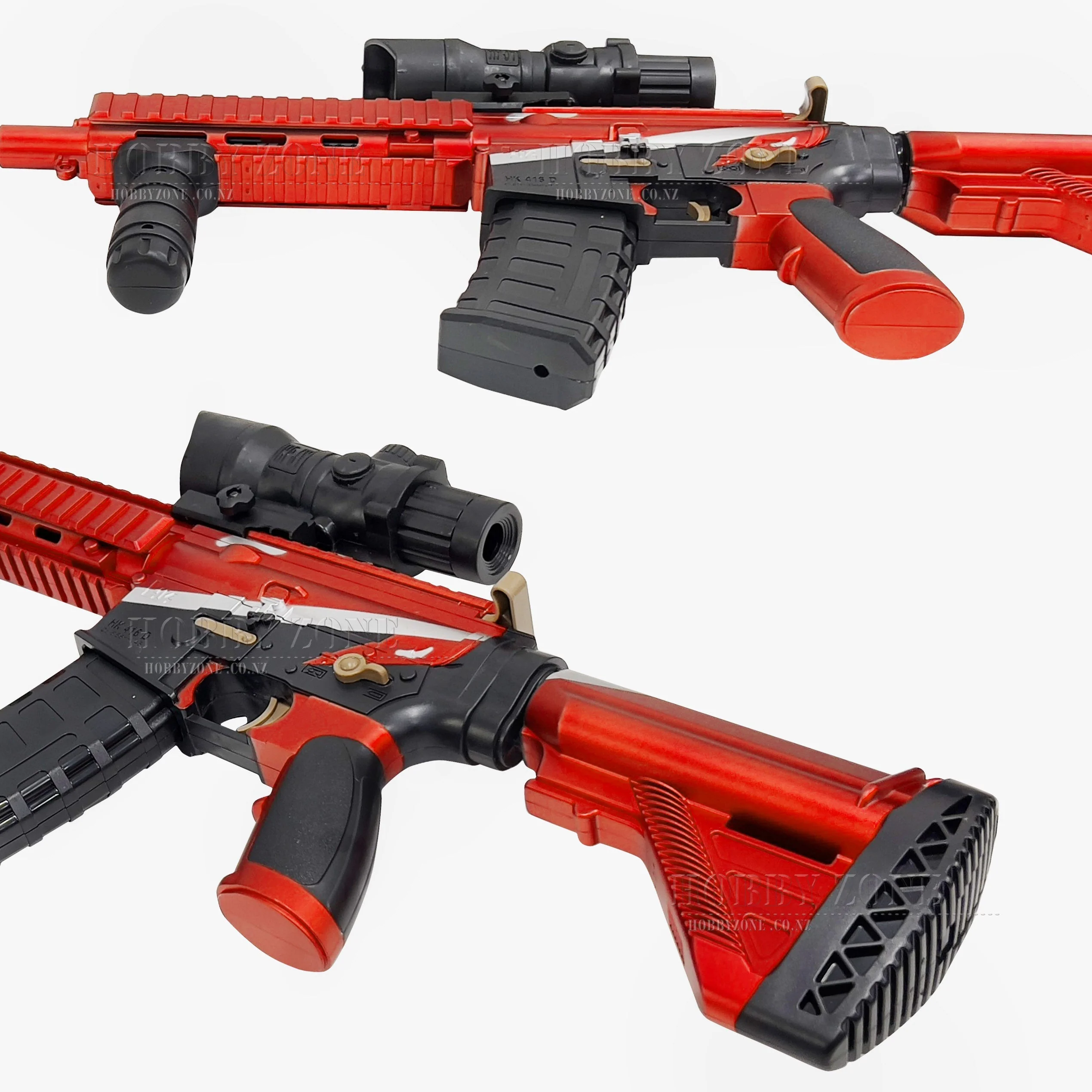 [R18+] "Noble Ruby" KHL Mini HK416D Gel Ball Blaster [ID Check Required] - Image 3