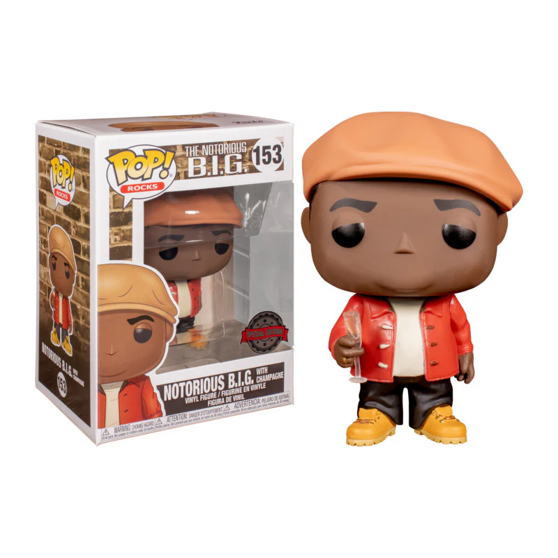 Notorious B.I.G with Champagne Pop! Vinyl Figure
