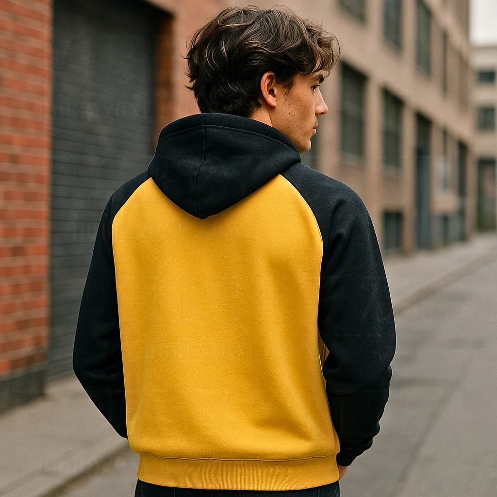 One Piece – Trafalgar Law Hoodie – Yellow Jolly Roger Cosplay Pullover - Image 4
