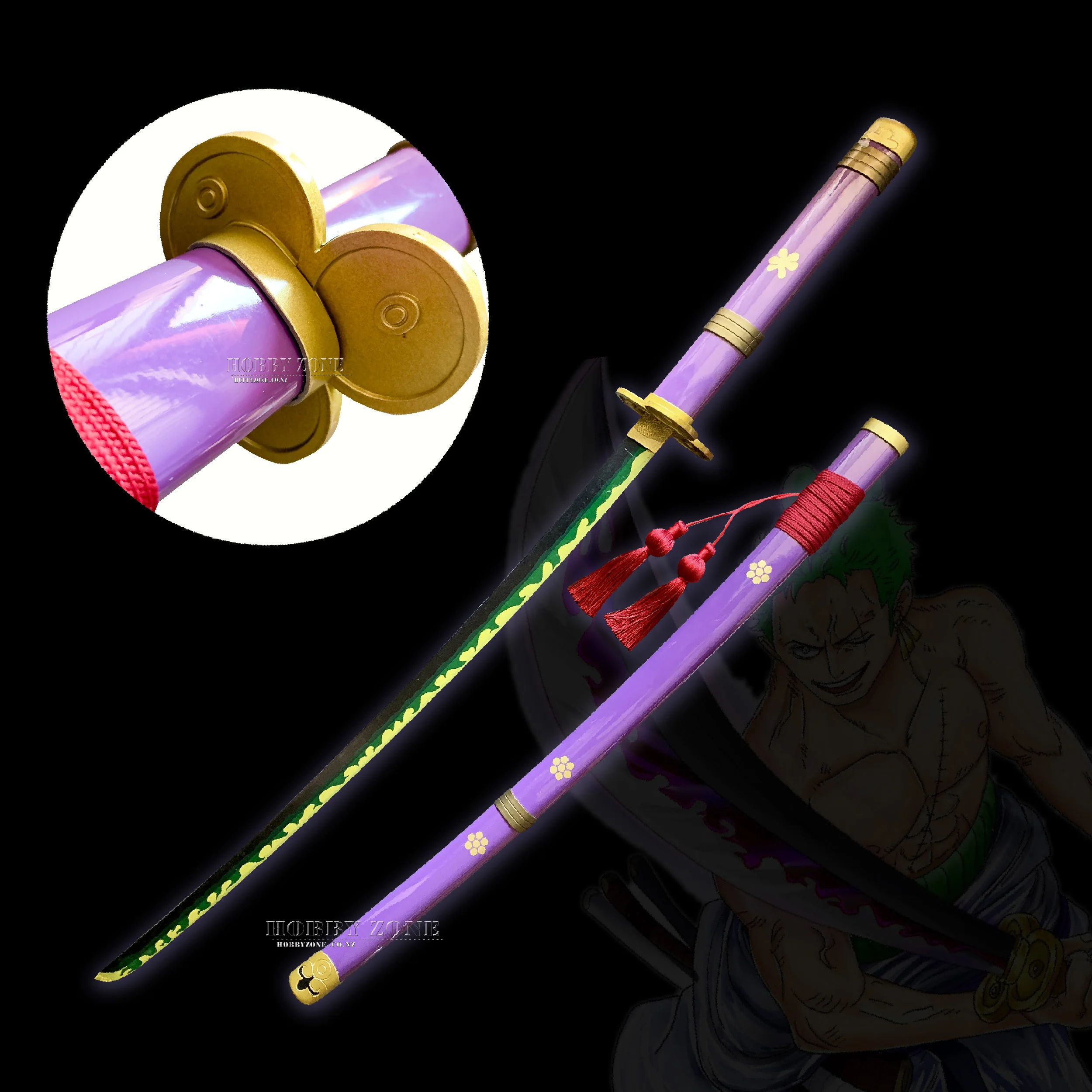 One Piece Zoro Enma Long Katana- Special Edition Purple Sword 130cm