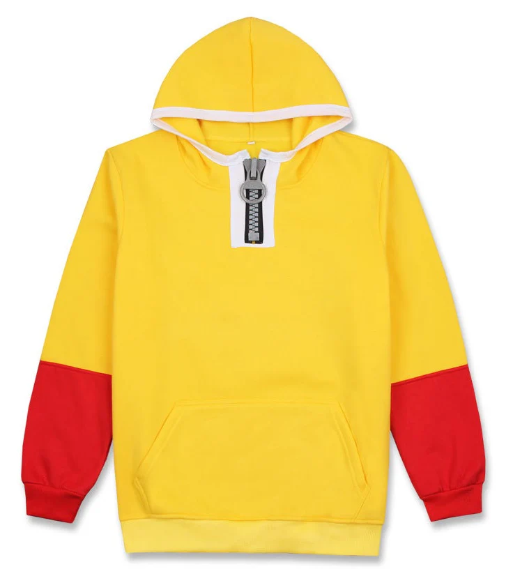 One Punch Man Saitama Costume Cosplay Hoodie - Image 3