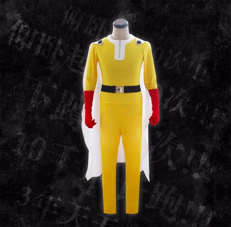One Punch Man Saitama Full Cosplay Costume - Image 5