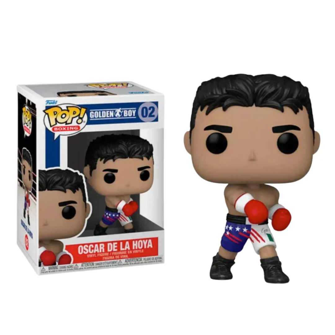 Oscar De La Hoya - Classic Boxing Stance in USA and Mexico Flag Trunks Pop! Vinyl Figure