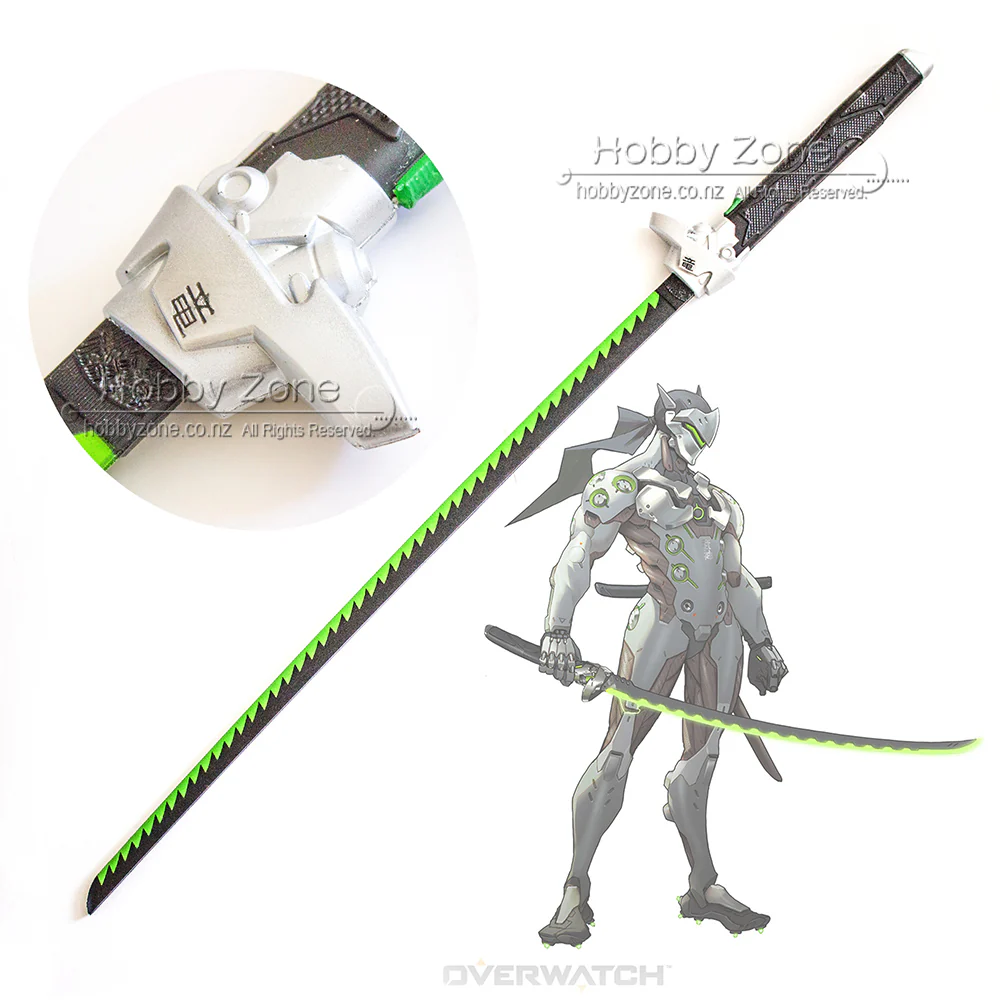 Overwatch Classic Genji Dragonblade Cosplay Foam Sword