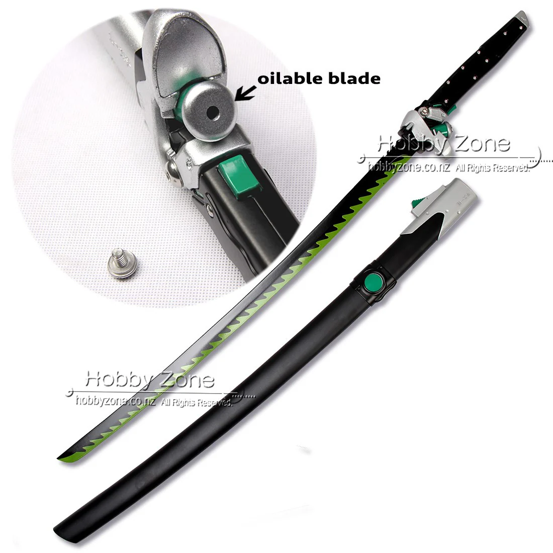 Overwatch – Genji Shimada’s Dragonblade Sword – Classic Green-Edged Replica