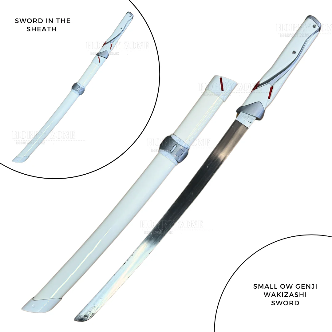 Overwatch Genji White Wakizashi Small Dragonblade - Deflecting Blade