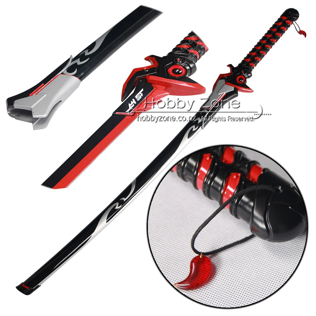 Overwatch – Oni Genji’s Red Dragonblade Sword – Cosplay Katana