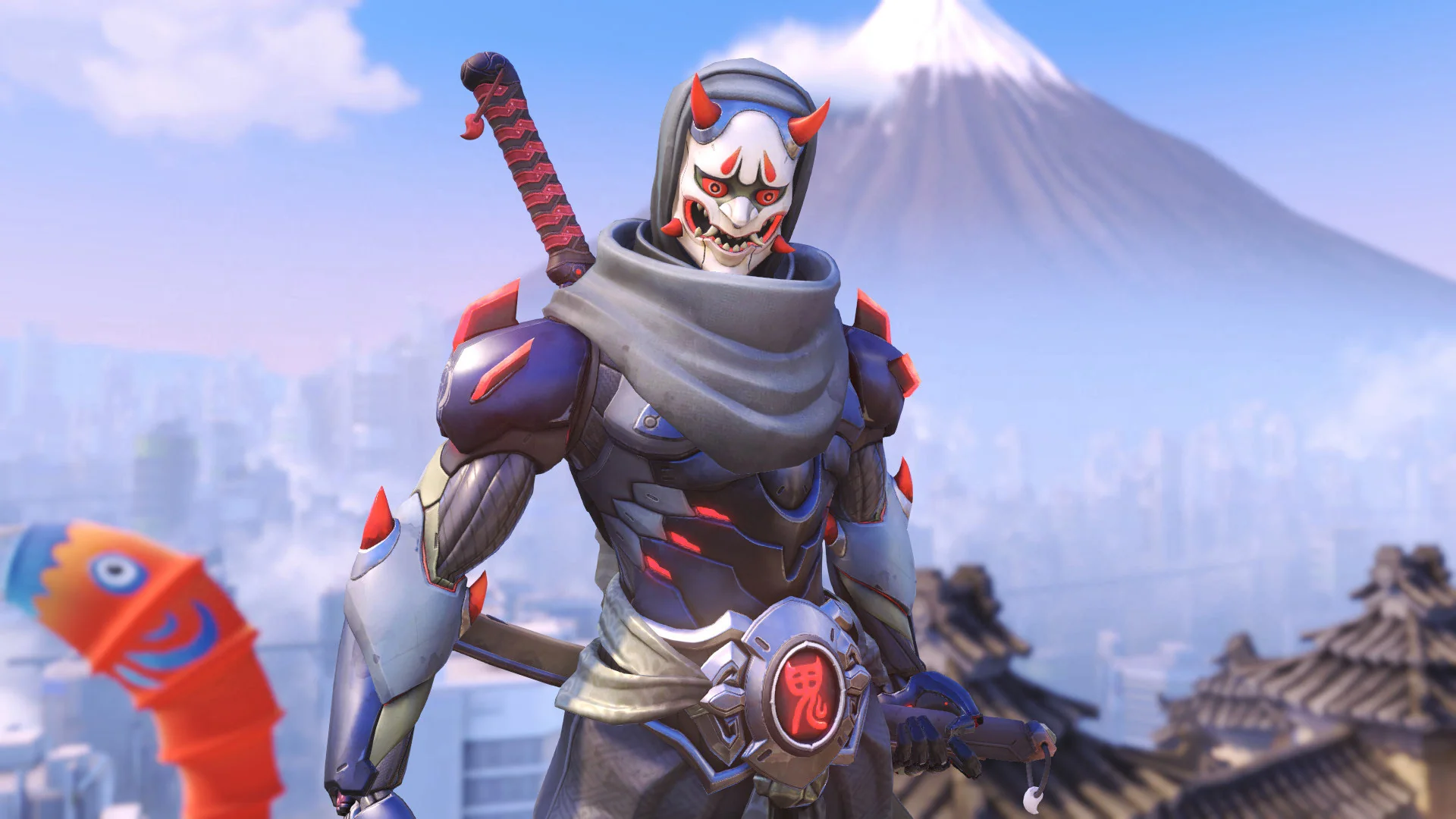 Overwatch – Oni Genji’s Red Dragonblade Sword – Cosplay Katana - Image 2