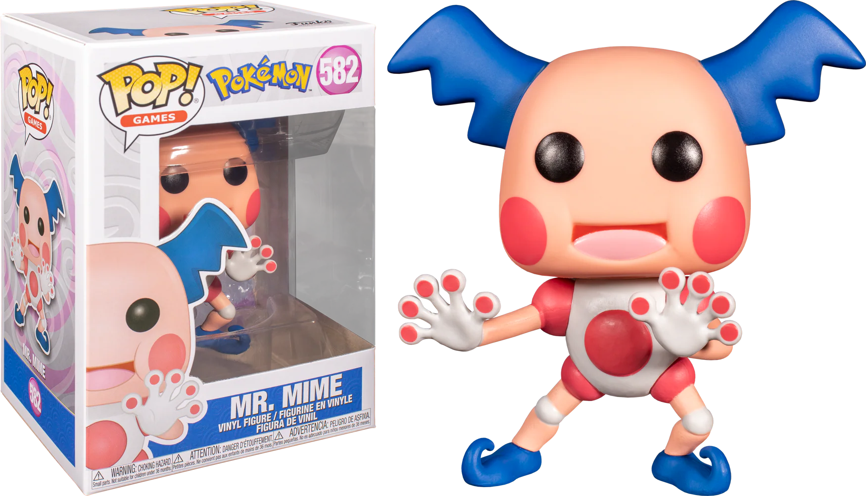 Pokemon - Mr. Mime Pop! Vinyl Figure