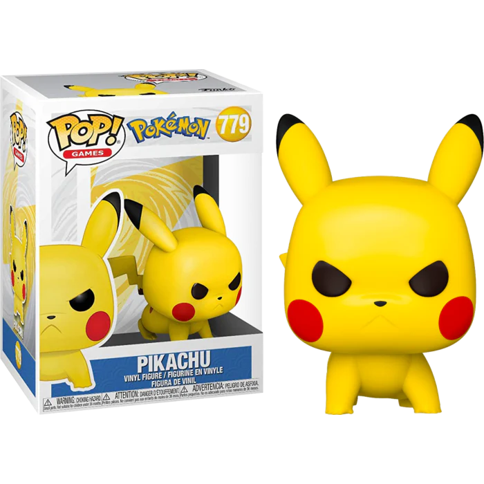 Pokemon - Pikachu Angry Crouching Pop! Vinyl Figure