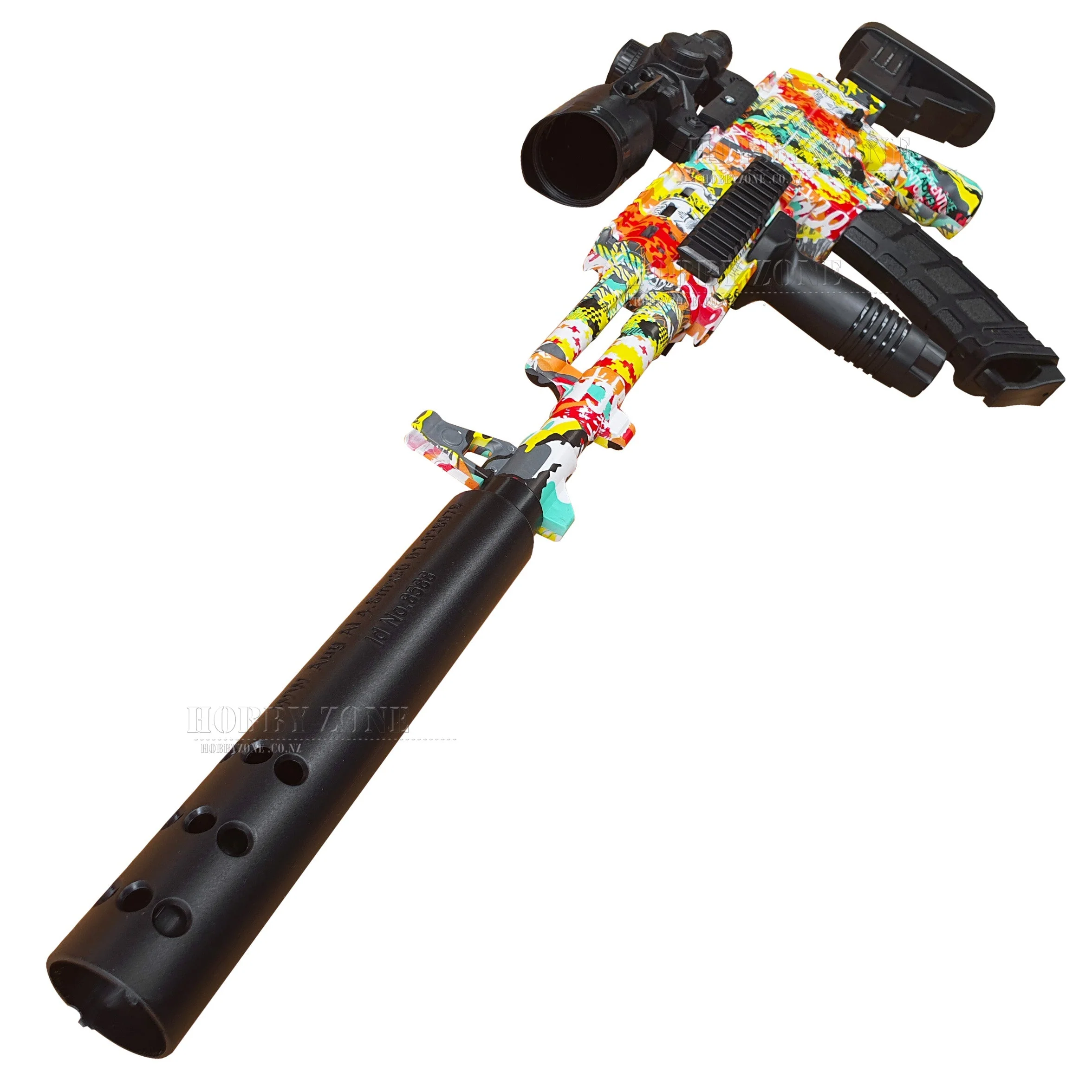 [R18+] "Pop Art Mosaic" QML M762 Gel Ball Blaster [ID Check Required] - Image 4