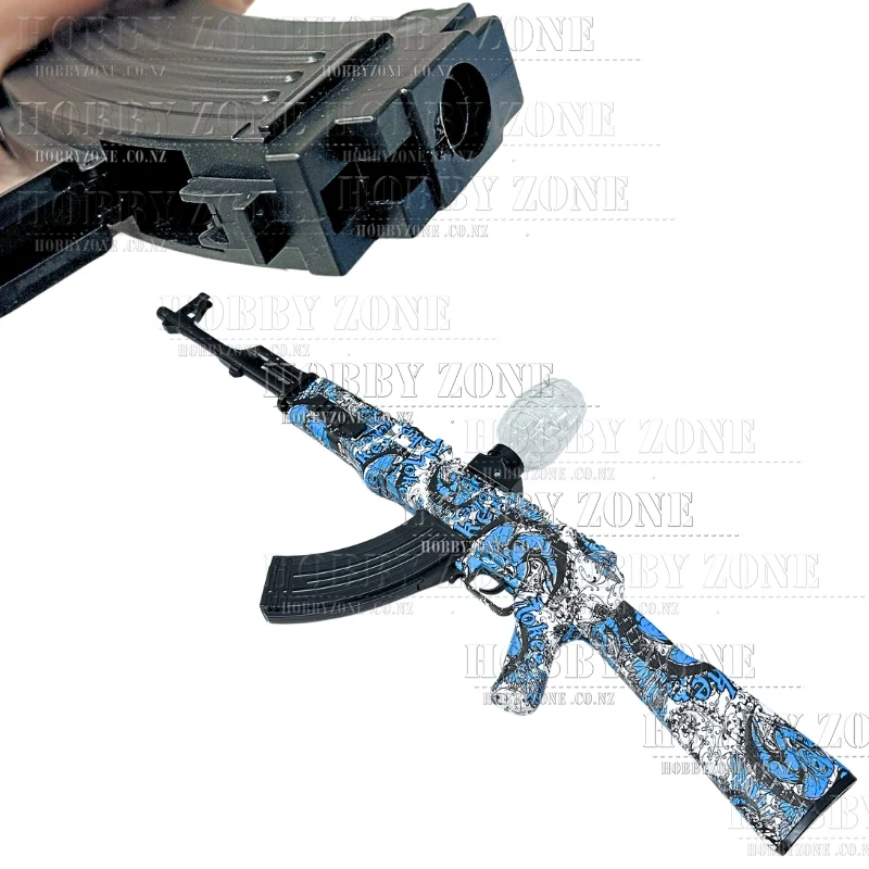 [R18+] "Baroque Blue" AK-47 Gel Ball Blaster [ID Check Required] - Image 3