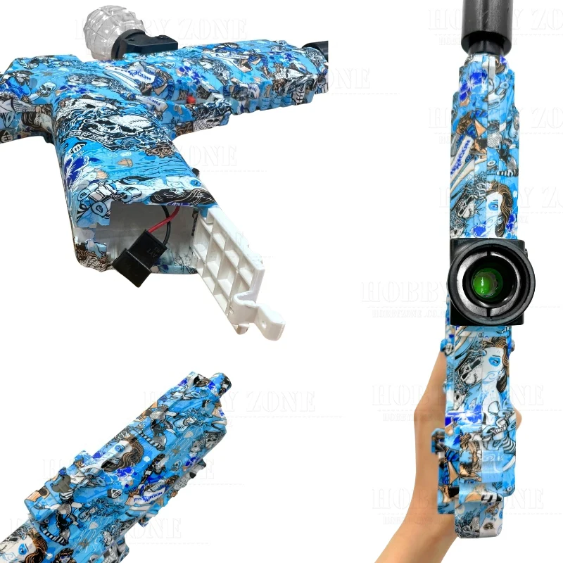 [R18+] "Blue Frosted Donut" Gecko Pistol Gel Ball Blaster [ID Check Required] - Image 4