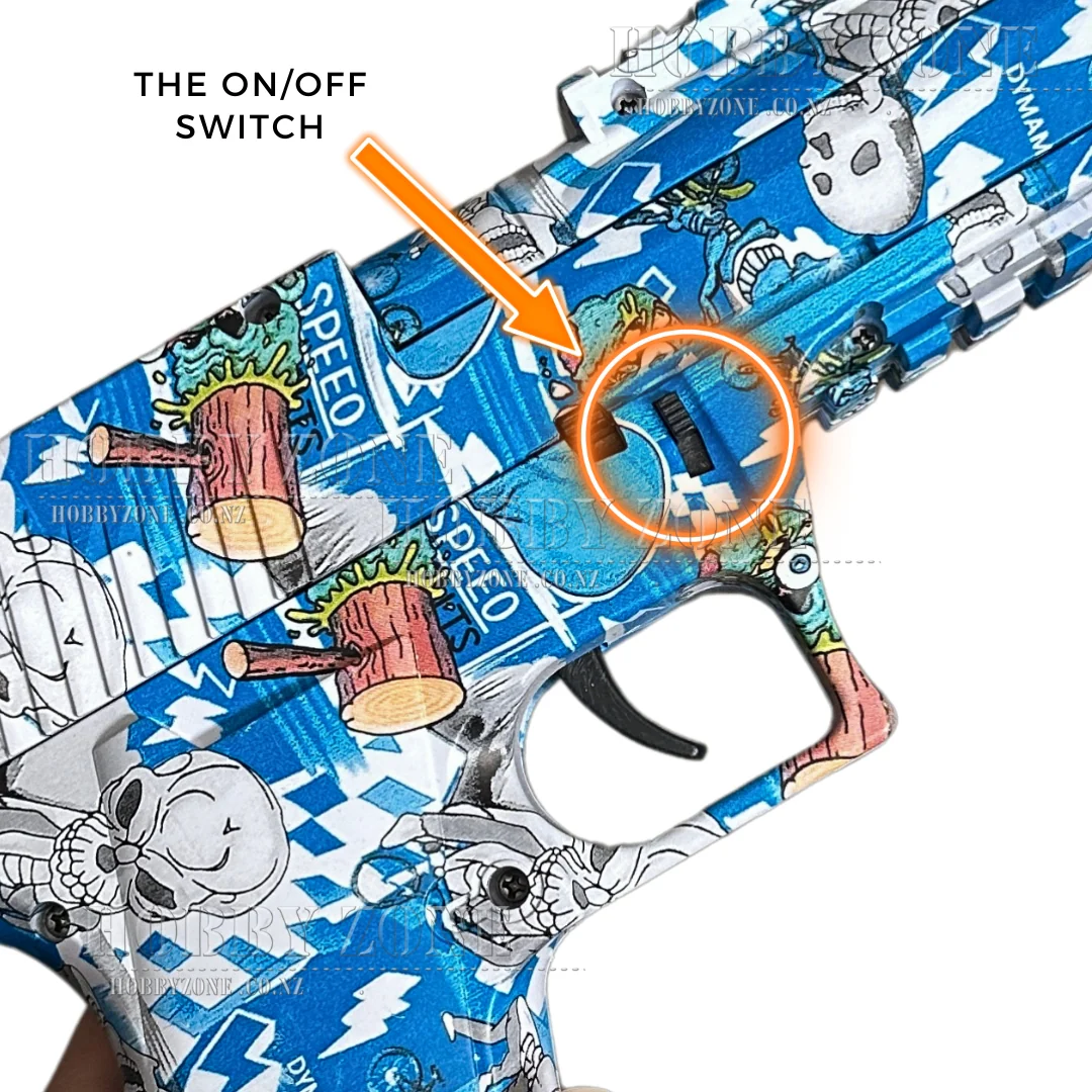 [R18+] "Blueberry Pie" Desert Eagle Gel Ball Blaster [ID Check Required] - Image 3