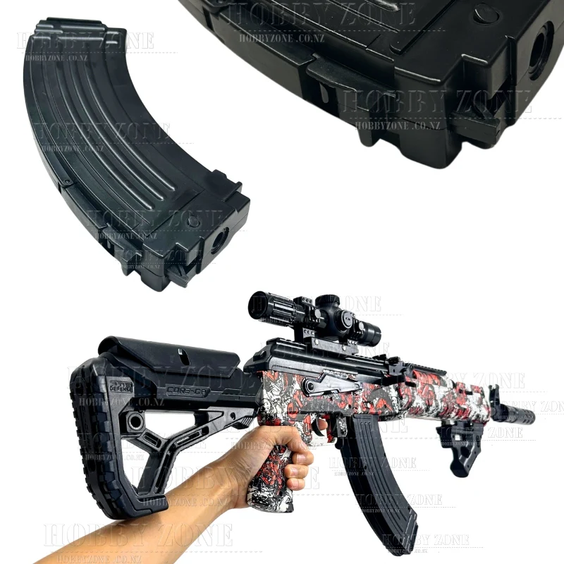 [R18+] "Red Velvet Cake" AKS Rifle Gel Ball Blaster [ID Check Required] - Image 3