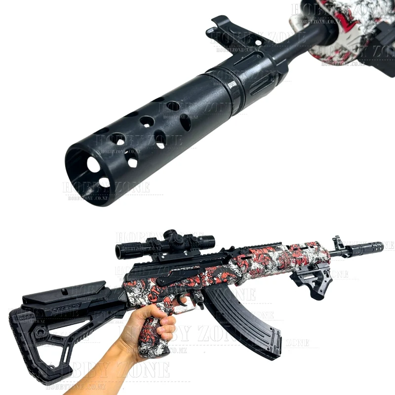 [R18+] "Red Velvet Cake" AKS Rifle Gel Ball Blaster [ID Check Required] - Image 5