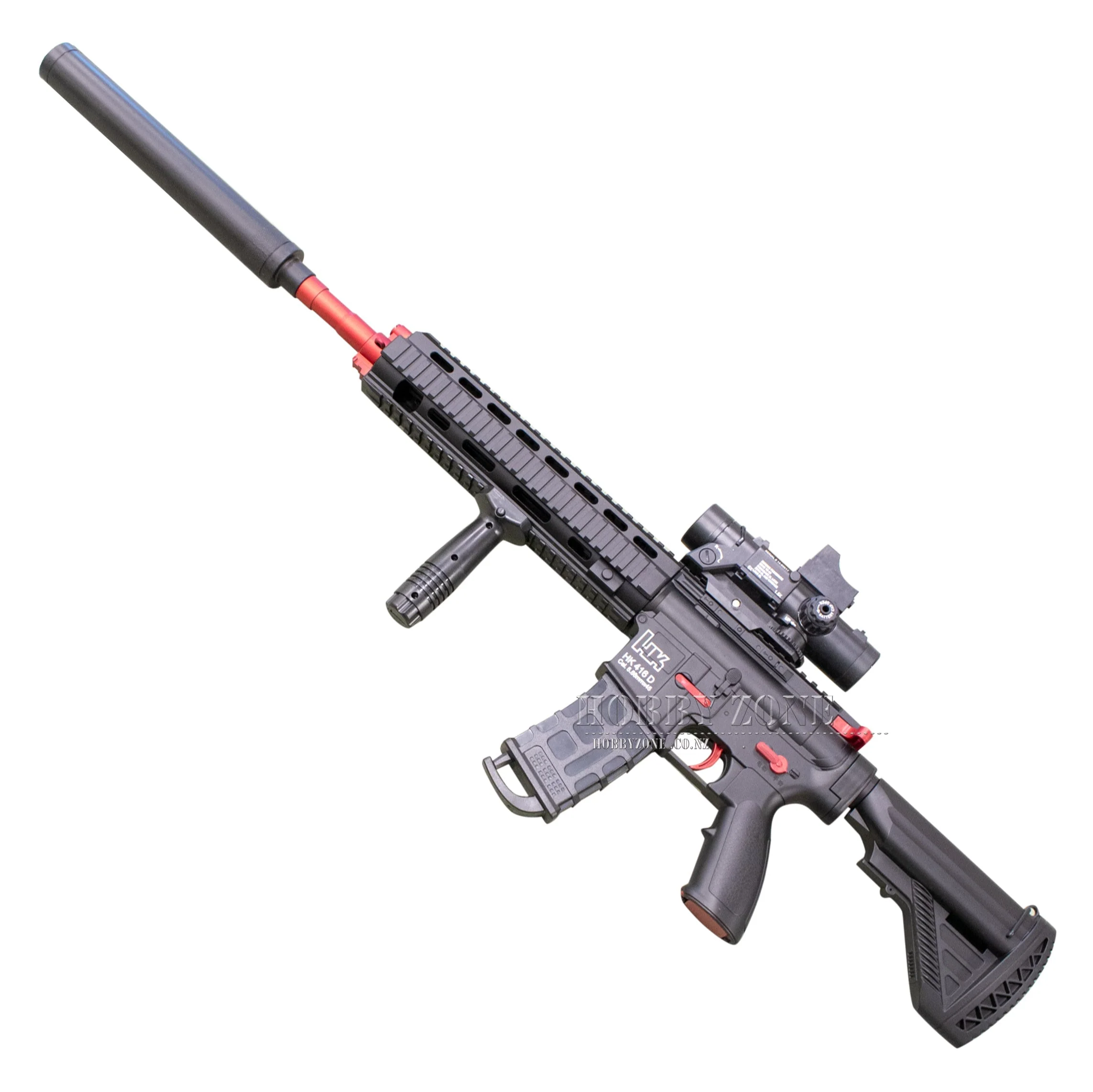 "Raspberry Truffle"  HD HK416D Gel Ball Blaster [ID Check R18 + Requires Any One Membership: Airsoft, Paintball, or NZDA]
