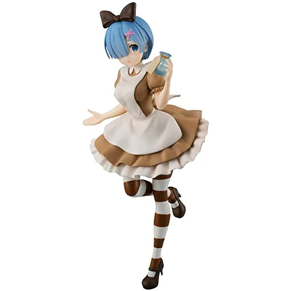 Re:Zero Rem in Dusty Rose Dress Wonderland Figurine - Antique Version