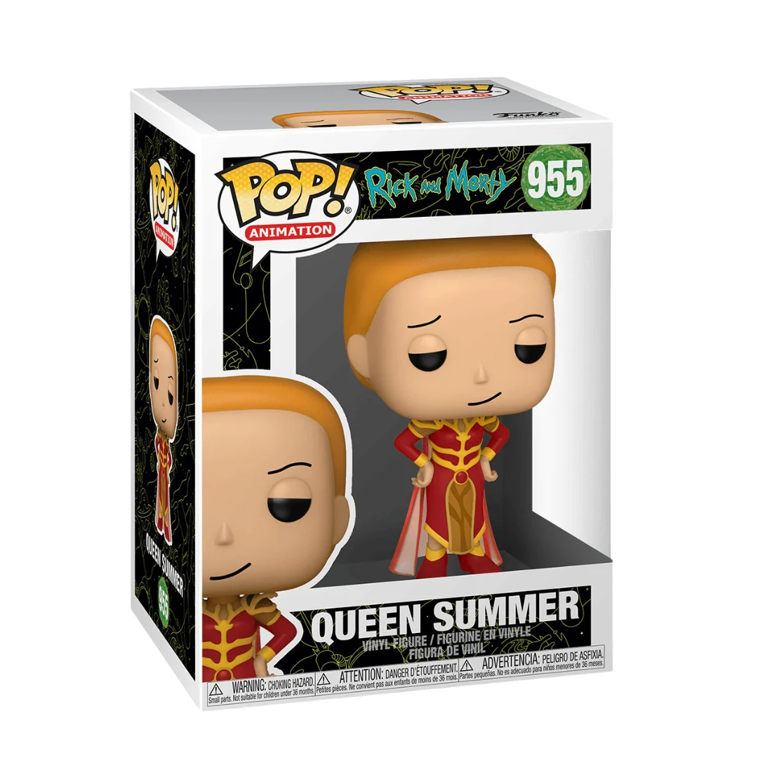 Rick and Morty – Queen Summer in Regal Red Gold Outfit Pop! Vinyl Figure
