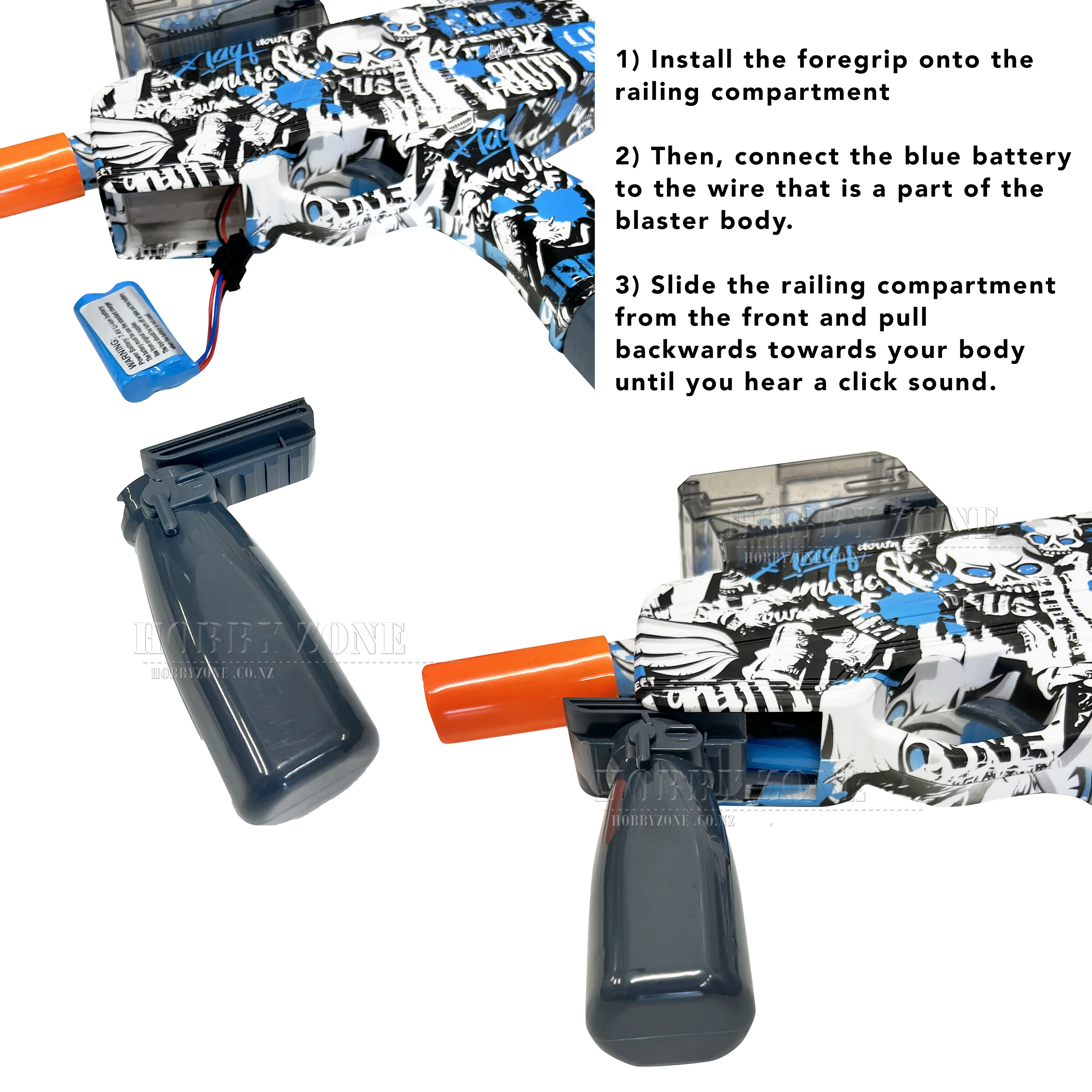 [R18+] "Santorini" MP9 Gel Ball Blaster [ID Check Required] - Image 5