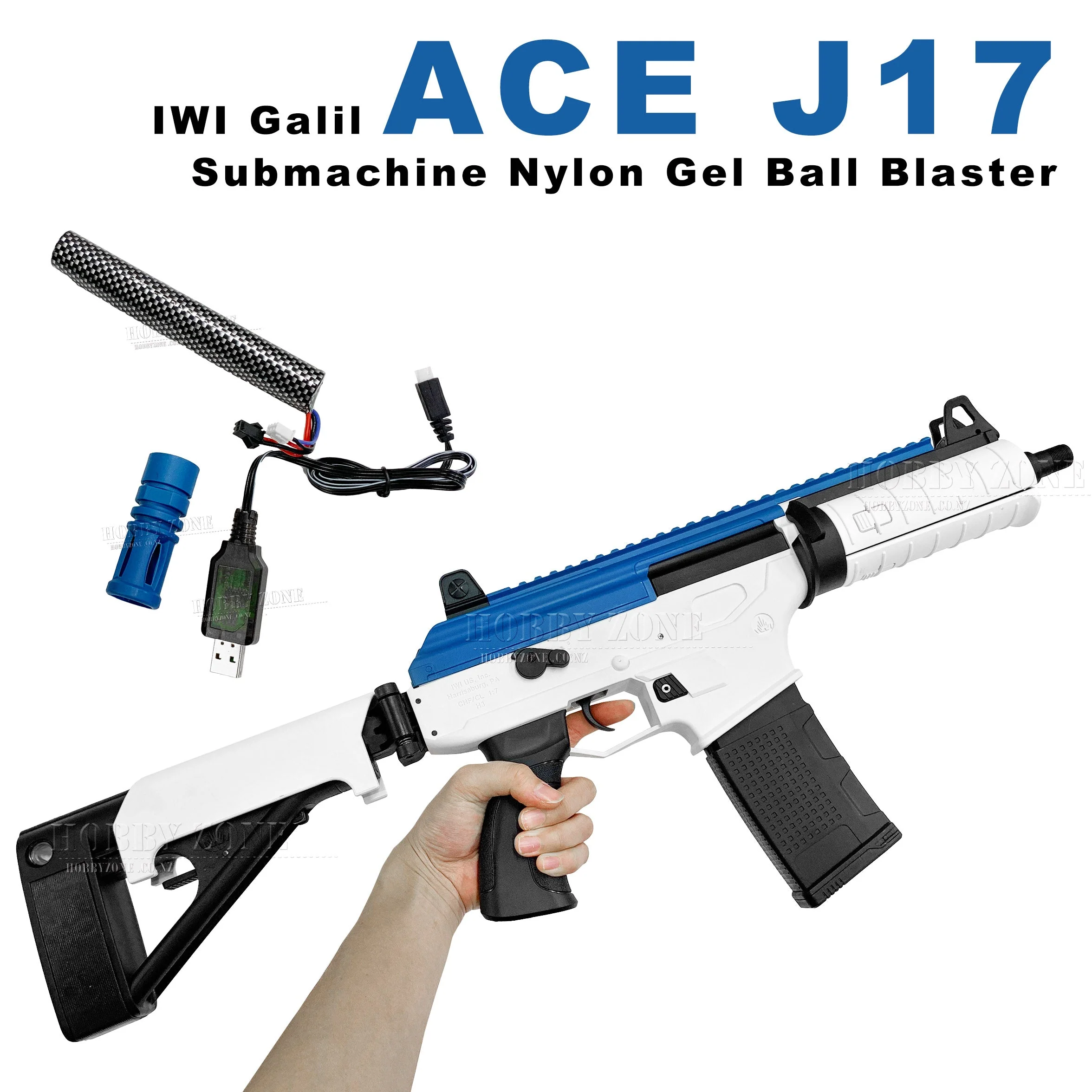 [R18+] "Shaved Ice" JM Gen 17 IWI Galil ACE Submachine Nylon Gel Ball Blaster [ID Check Required] - Image 6
