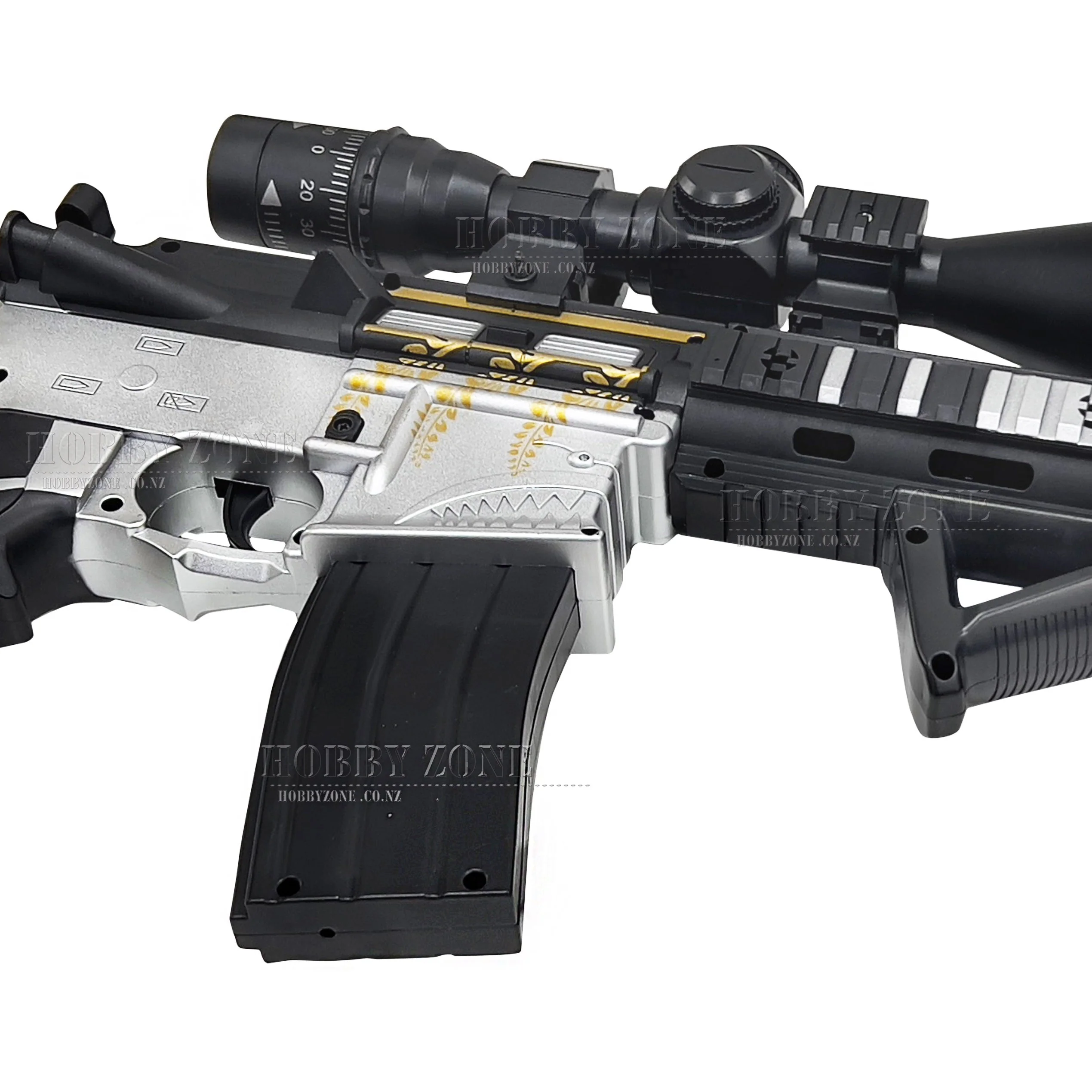 [R18+] "Silver Linings" KHL Mini HK416D Gel Ball Blaster [ID Check Required] - Image 4