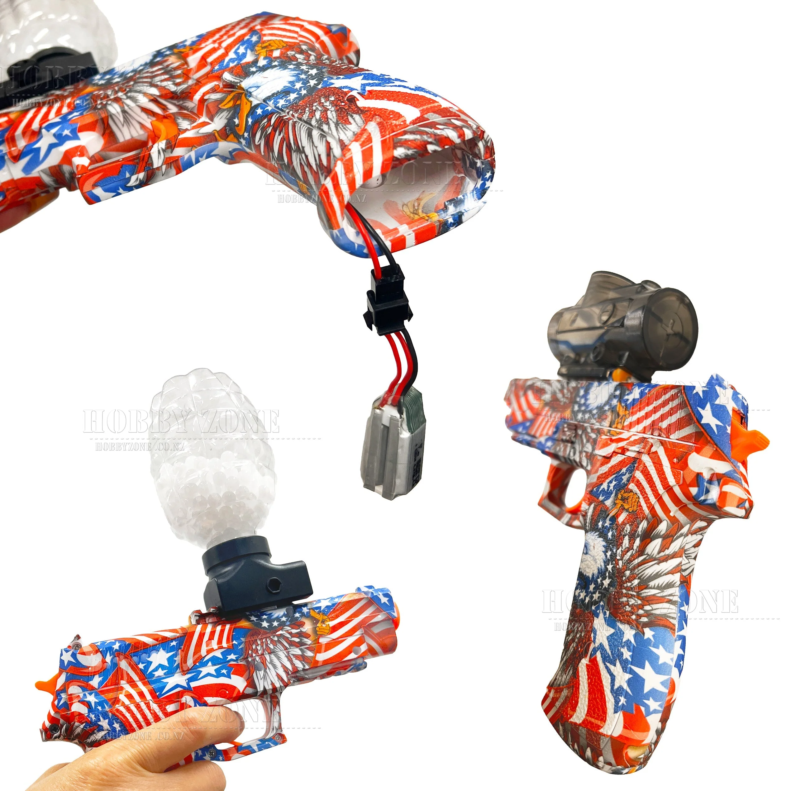 [R18+] "Sizzling Bonfire" P226 Gel Ball Blaster [ID Check Required] - Image 3
