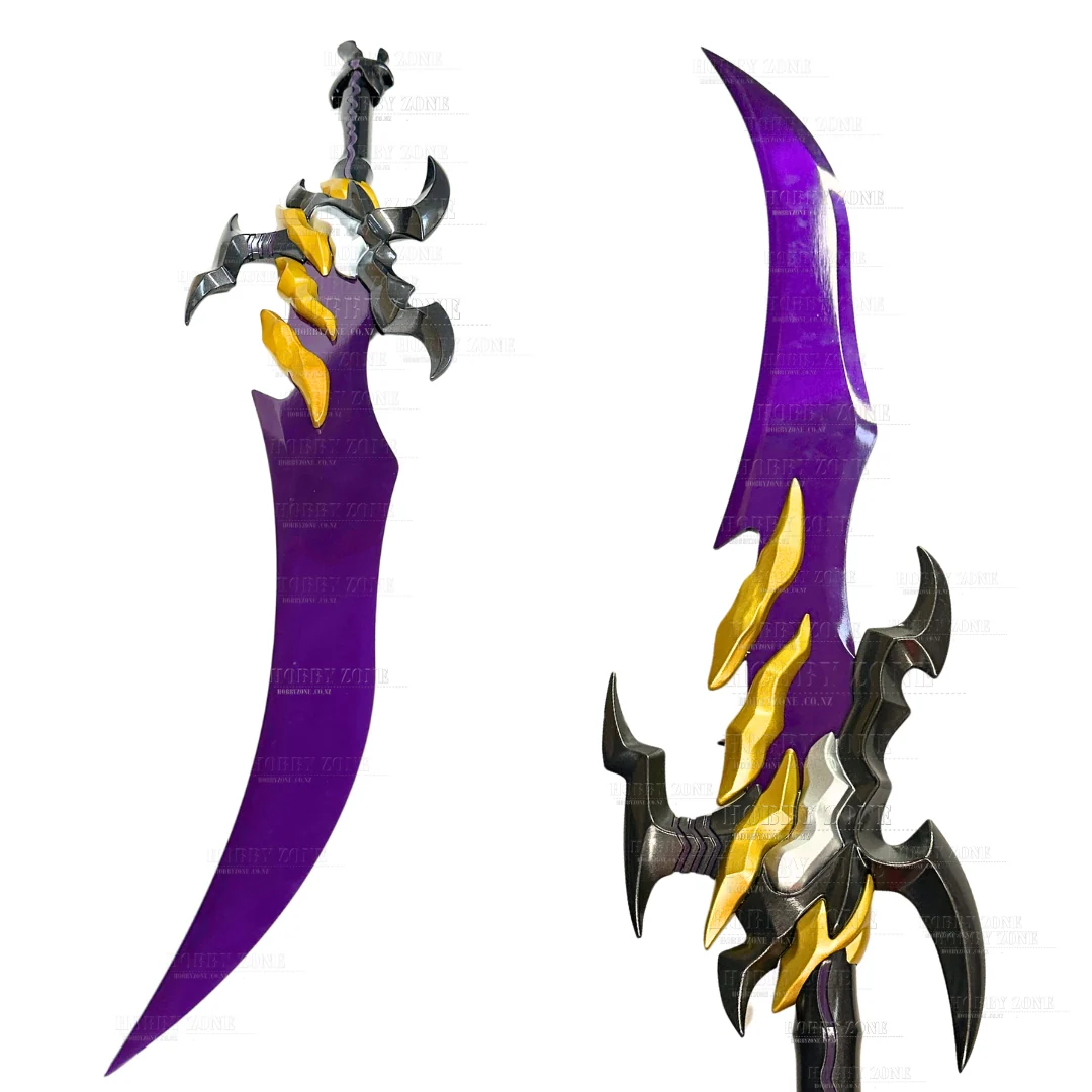 Solo Leveling Antares' Fangs Blade with Wooden Stand - Image 4