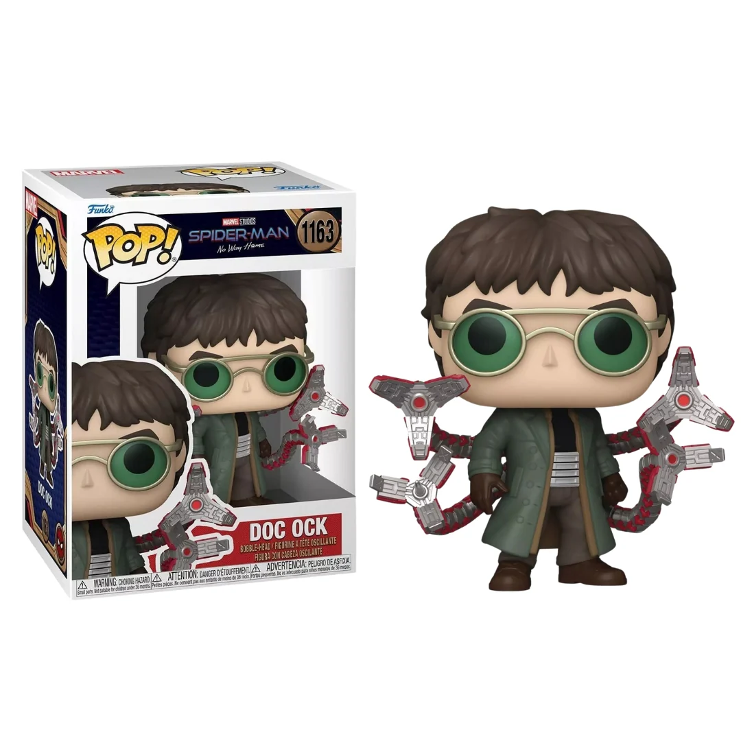 Spider-Man: No Way Home – Doc Ock in Green Overcoat with Mechanical Tentacles Pop! Vinyl Figure