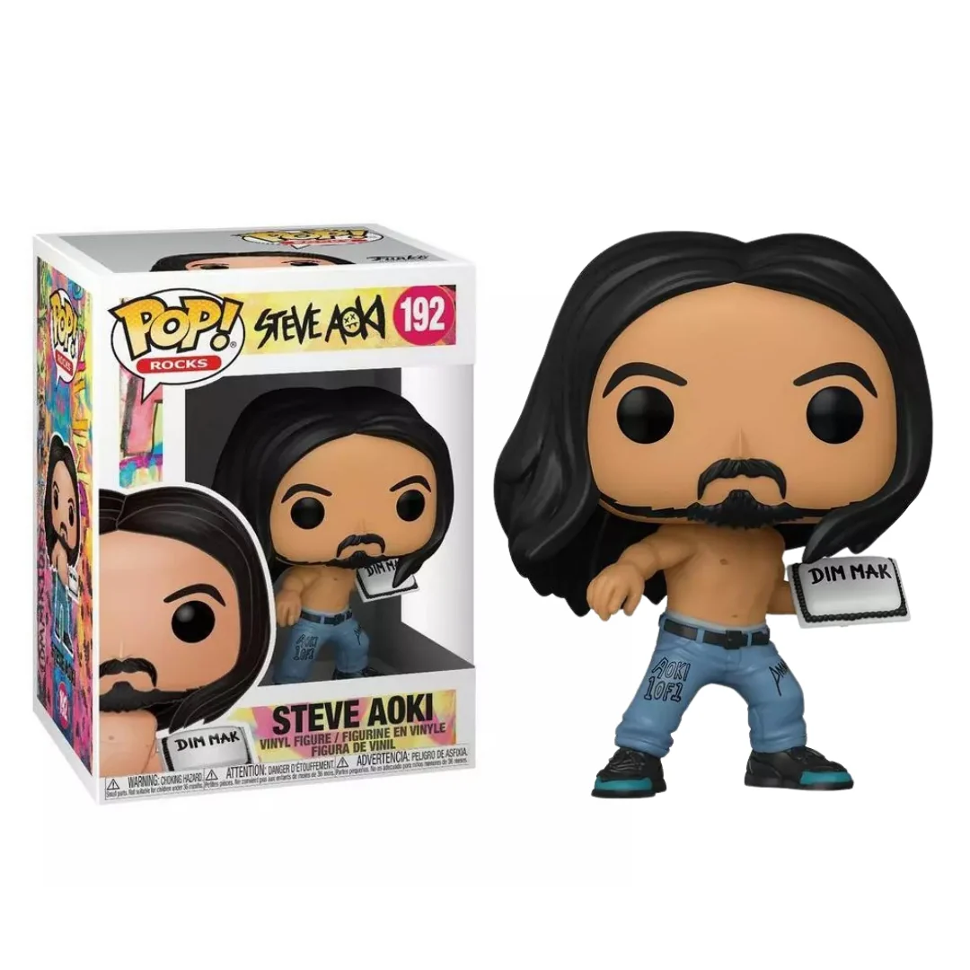 Steve Aoki – Holding Dim Mak Cake in Custom Aoki Jeans Pop! Vinyl Figure