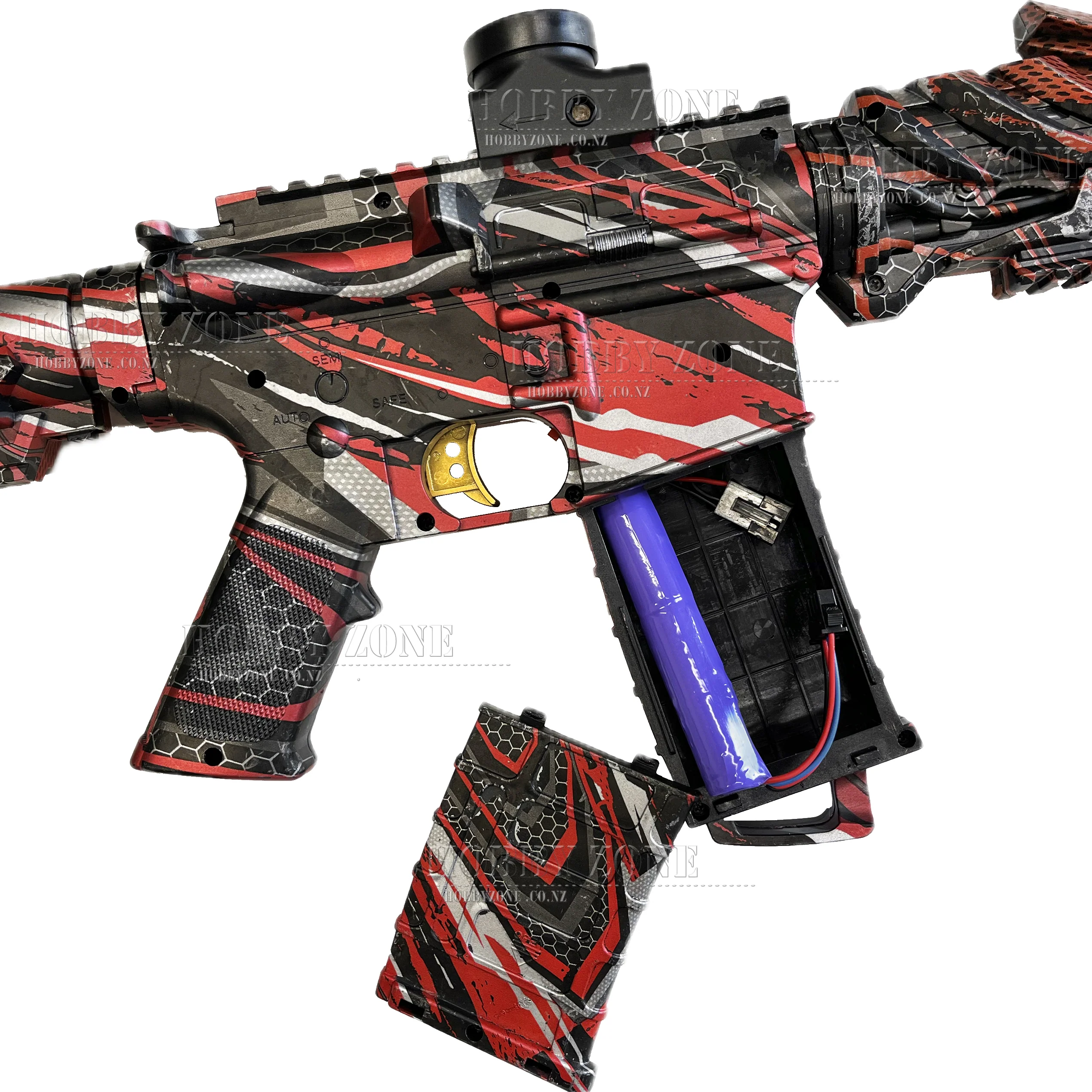 [R18+] "Strawberry Jam" M4A1 Gel Ball Blaster [ID Check Required] - Image 3
